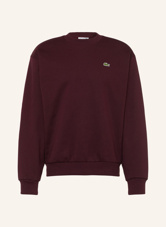 LACOSTE Mikiny TMAVĚ ČERVENÁ