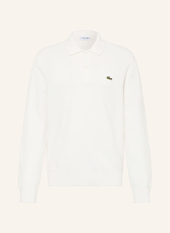 LACOSTE Pletená polokošile REŽNÁ