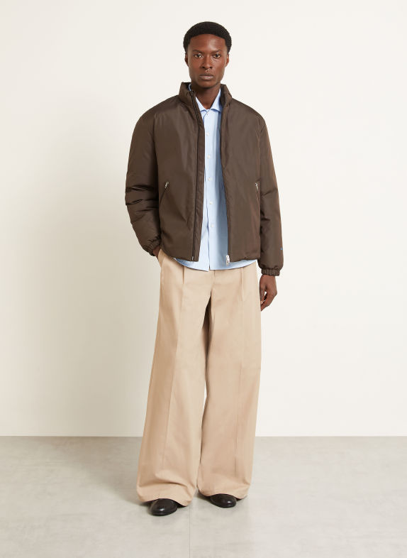 JIL SANDER Donsjas MARRON FONCÉ