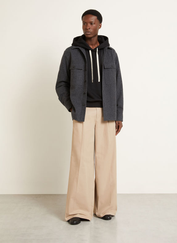 JIL SANDER Hoodie ZWART