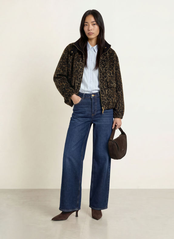 MOS MOSH Blouson MMCAMILLE SCHWARZ / BRAUN / TAUPE
