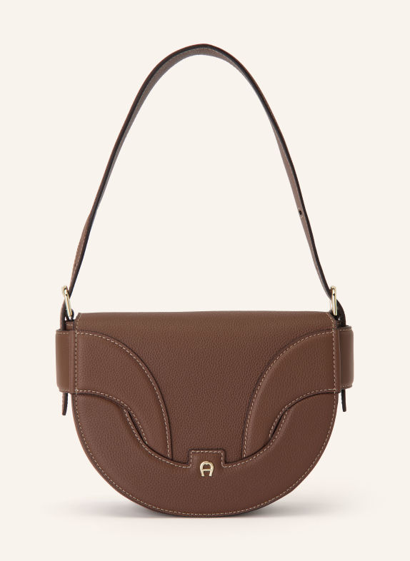 AIGNER Schoudertas SELLINA SMALL BRUIN / GOUD