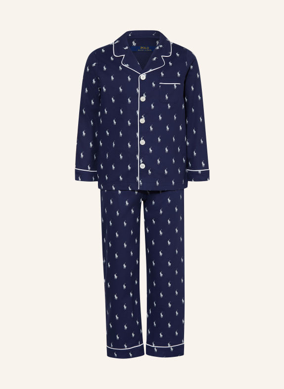 POLO RALPH LAUREN Pajamas DARK BLUE / WHITE