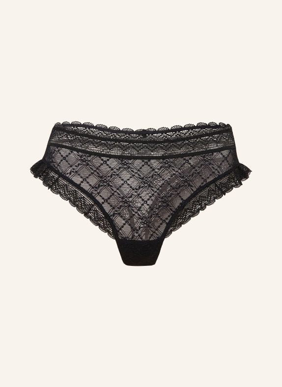 ERES String mit Rüschen SCHWARZ