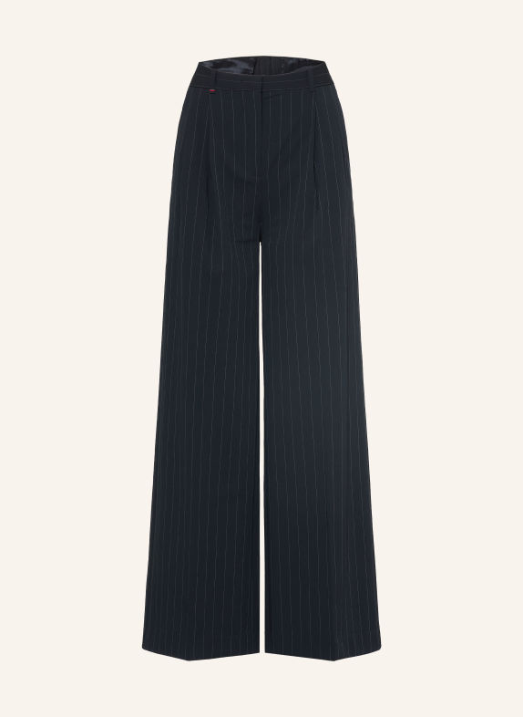 TOMMY HILFIGER Marlene-broek DONKERBLAUW / GRIJS