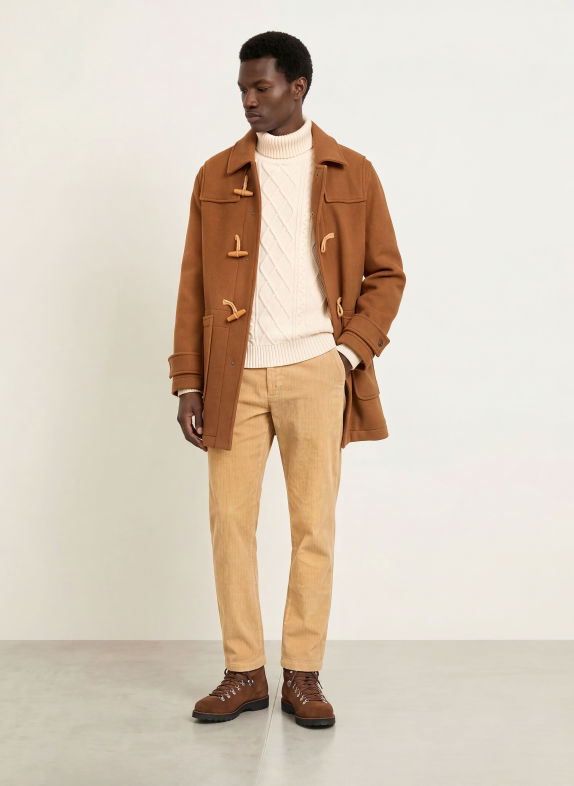 TOMMY HILFIGER Cordchino DOVER Regular Straight Fit CAMEL