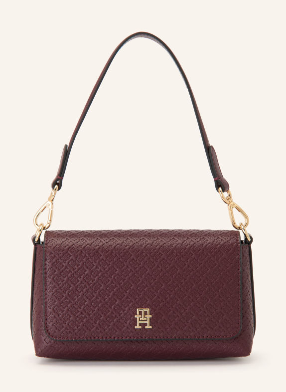 TOMMY HILFIGER Sac à bandoulière ICON ROUGE FONCÉ