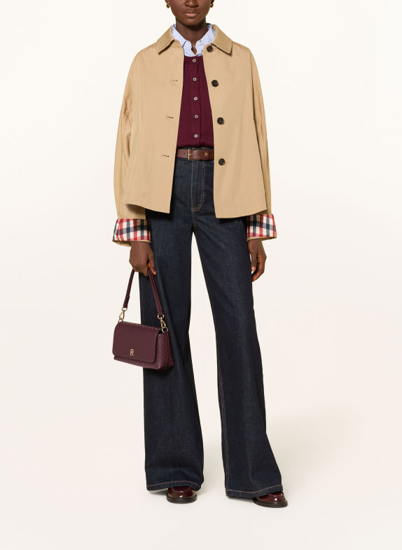 TOMMY HILFIGER Schoudertas ICON DONKERROOD