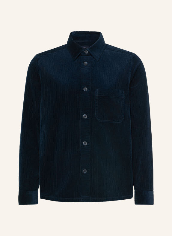 OLYMP Cord-Overshirt DUNKELBLAU