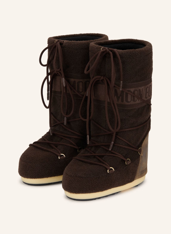 MOON BOOT Moon Boots MB ICON NUBUCK FELT DUNKELBRAUN