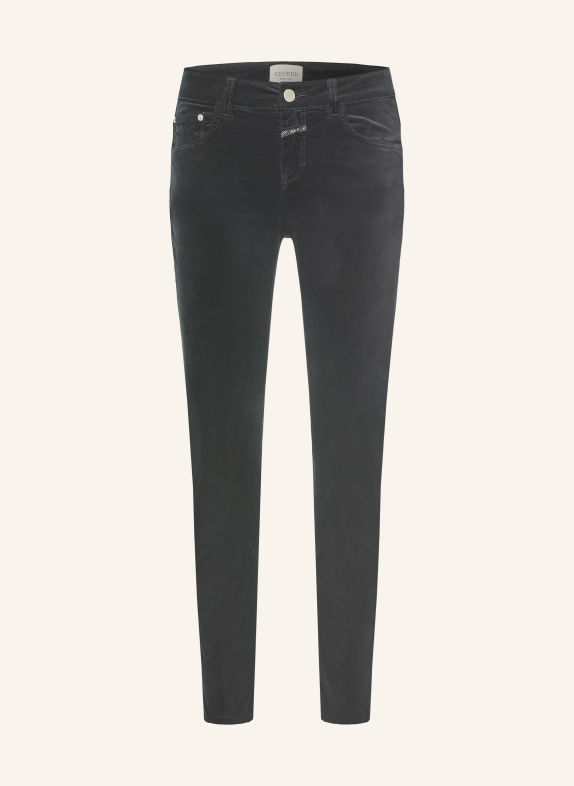 CLOSED 7/8 broek BAKER van fluweel ZWART