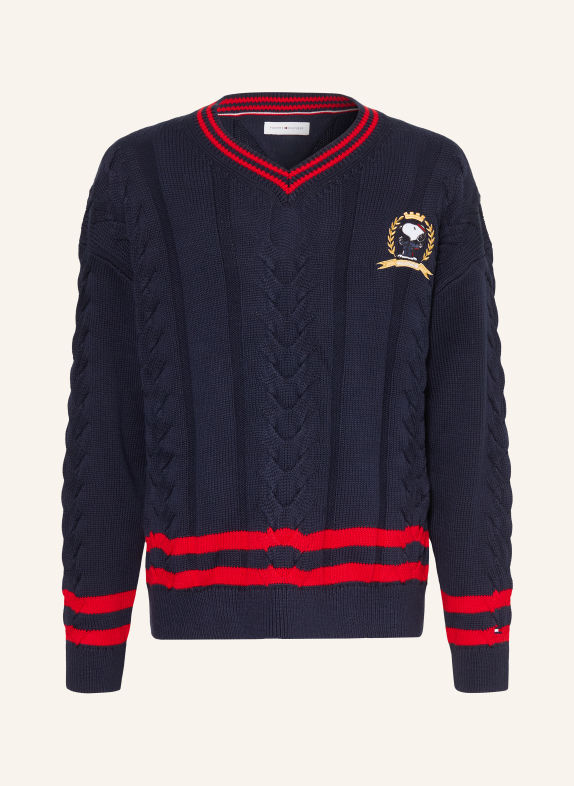 TOMMY HILFIGER PEANUTS™ Sweater DARK BLUE / RED