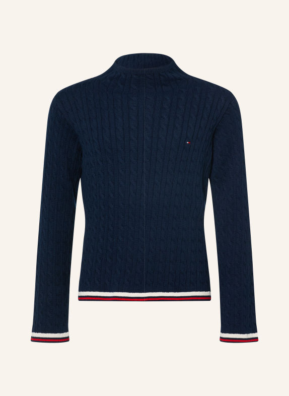 TOMMY HILFIGER Pullover DUNKELBLAU / ROT / WEISS