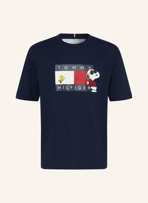 TOMMY HILFIGER T-shirt DONKERBLAUW / ROOD / WIT