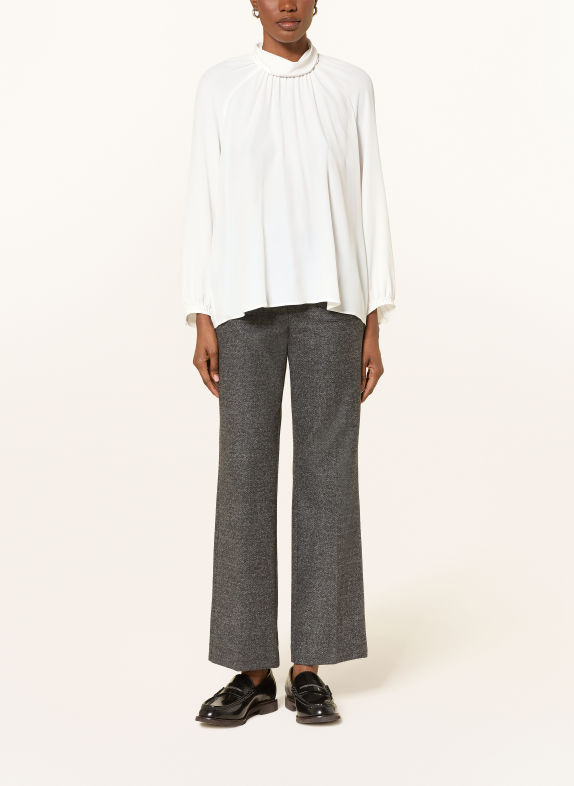 LUISA CERANO Blusenshirt mit Seide WEISS
