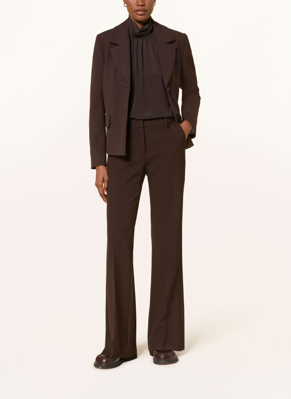 LUISA CERANO Broek MARRON FONCÉ