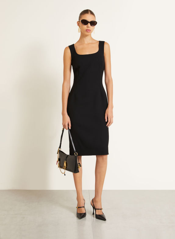 DOLCE & GABBANA Pouzdrové šaty ČERNÁ
