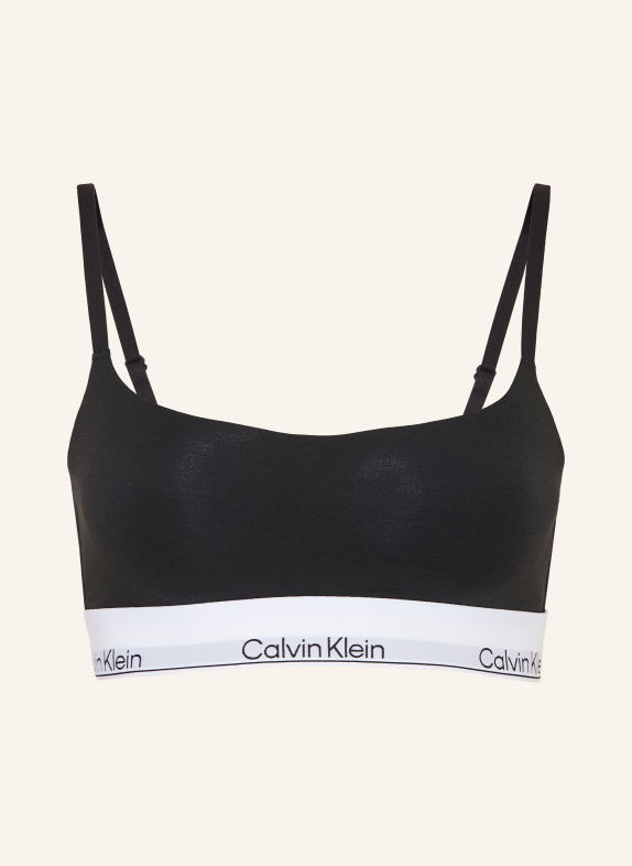 Calvin Klein Bustier ICON COTTON MODAL NEGRU / ALB
