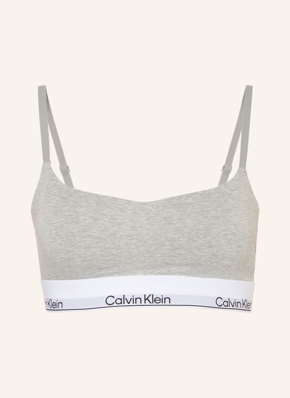 Calvin Klein Bustier ICON COTTON MODAL GRI DESCHIS / ALB