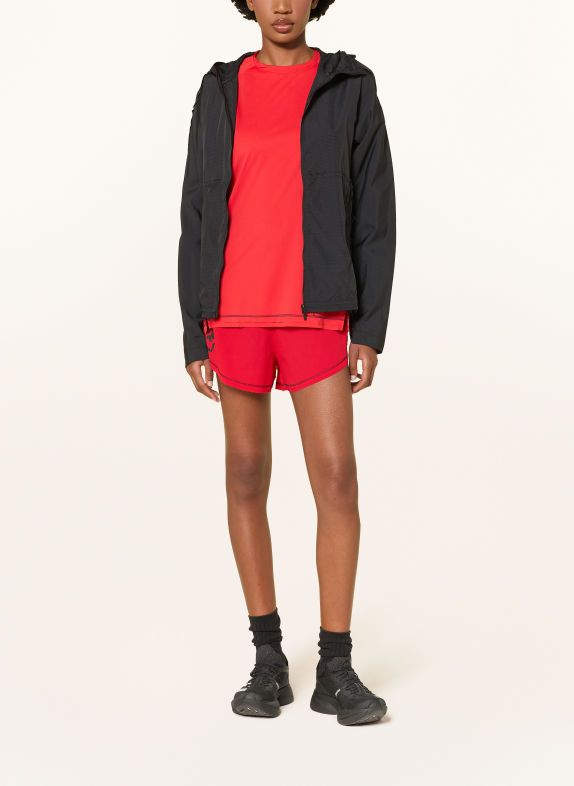Y-3 2-in-1 hardloopshort Y3 RUNNING ROOD / ZWART