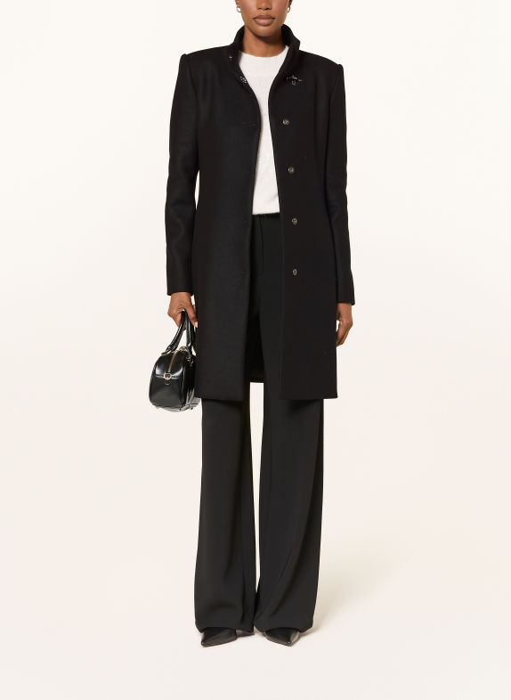 Fay Manteau en laine VIRGINIA NOIR