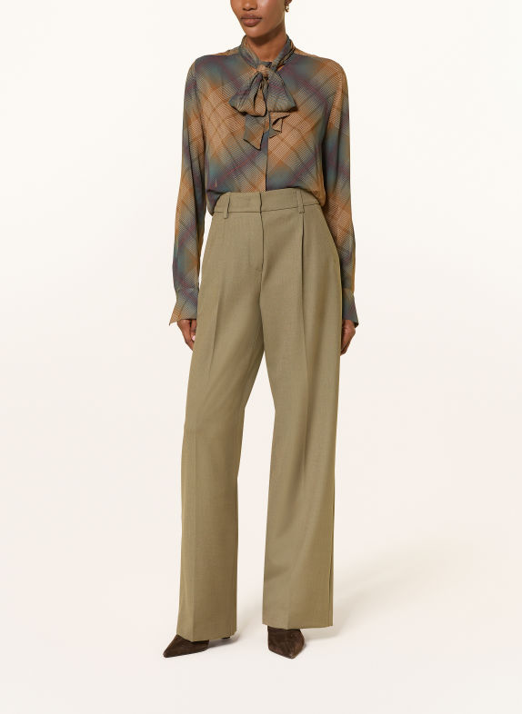 RIANI Wide-leg trousers OLIVE