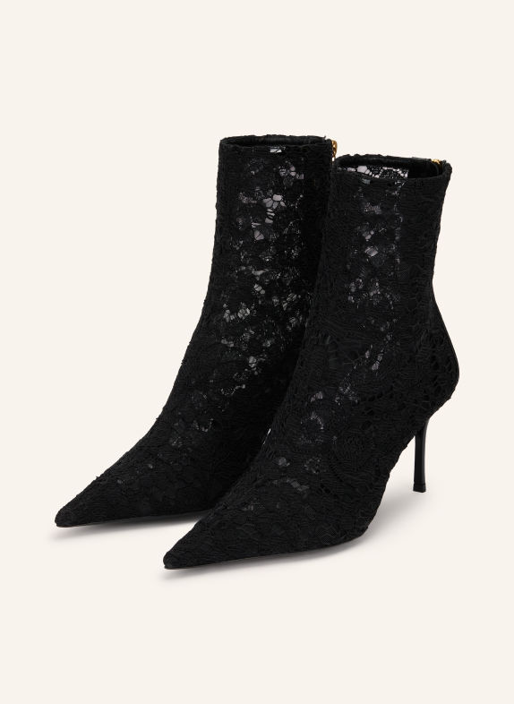 DOLCE & GABBANA Botki CZARNY