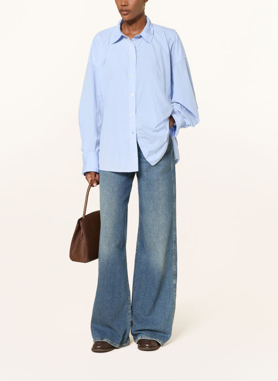 SoSUE Oversized skjortebluse HANNAH LYSEBLÅ
