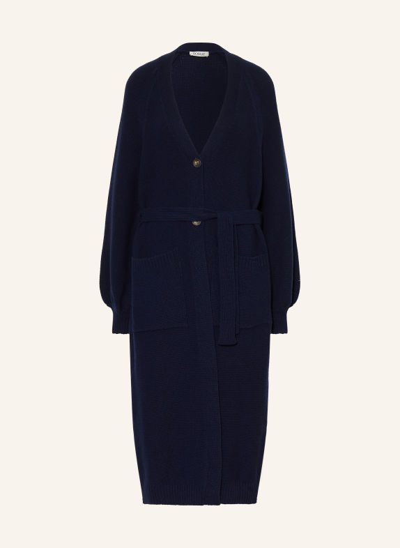 SoSUE Gebreide jas ANTONIA van merinowol DONKERBLAUW