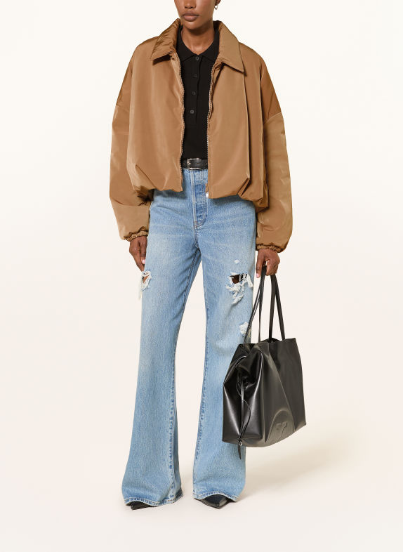 SoSUE Bomber jacket LIGHT BROWN