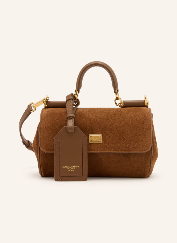 DOLCE & GABBANA Torebka MY SICILY MINI KONIAKOWY / ZŁOTY