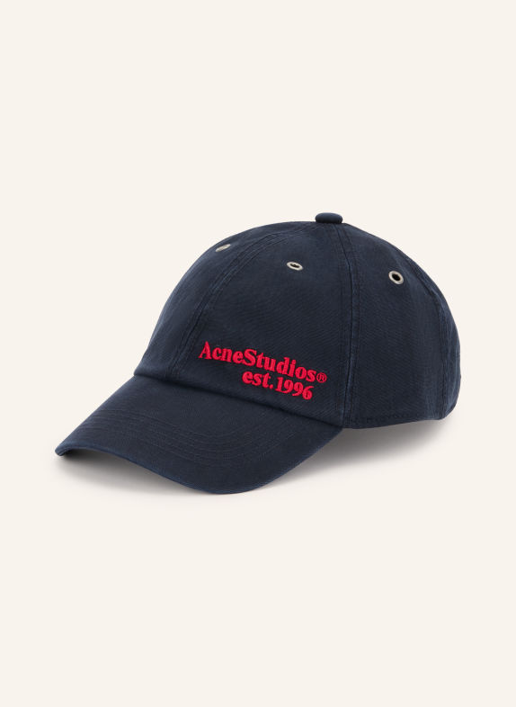 Acne Studios Czapka z daszkiem GRANATOWY / CZERWONY