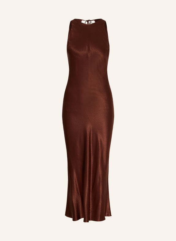 Rails SOLENE Satin Dress BROWN