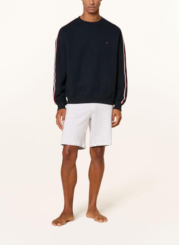 TOMMY HILFIGER Loungetröja MÖRKBLÅ / RÖD / VIT
