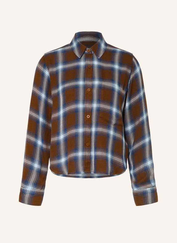 Rails Overhemdblouse MALIN BRUIN / LICHTGRIJS / DONKERBLAUW