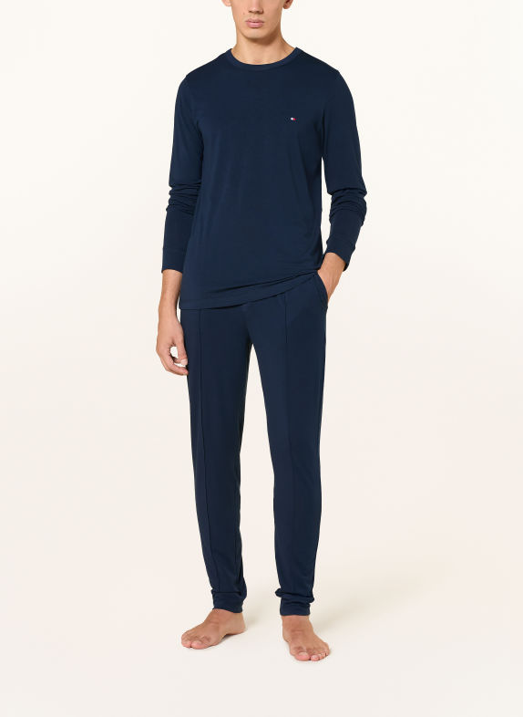 TOMMY HILFIGER Piżama GRANATOWY