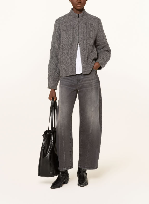 MAC DAKOTA Barrel-leg jeans D983 high fashion anthra wash