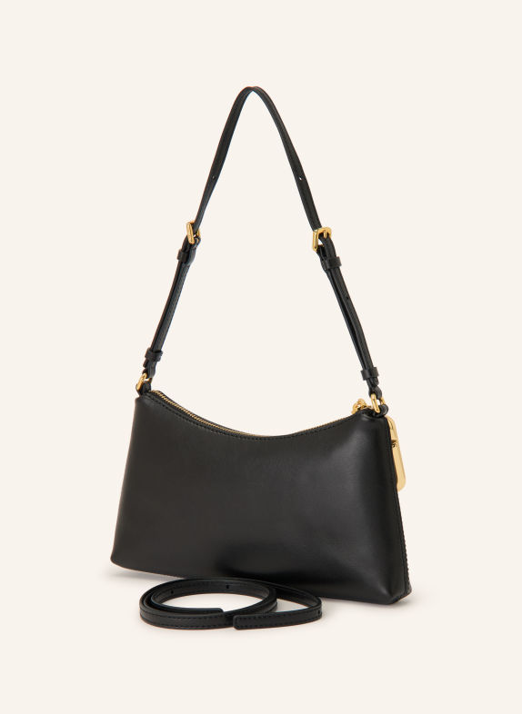 MARC JACOBS Axelväska THE POUCH MINI BAG SVART / GULD