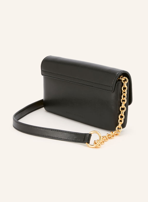 MARC JACOBS Plånbok THE WALLET ON CHAIN att bära över axeln SVART