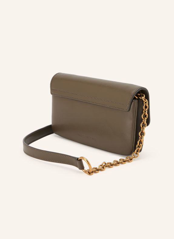 MARC JACOBS Pung THE WALLET ON CHAIN til at bære over skulderen KHAKI