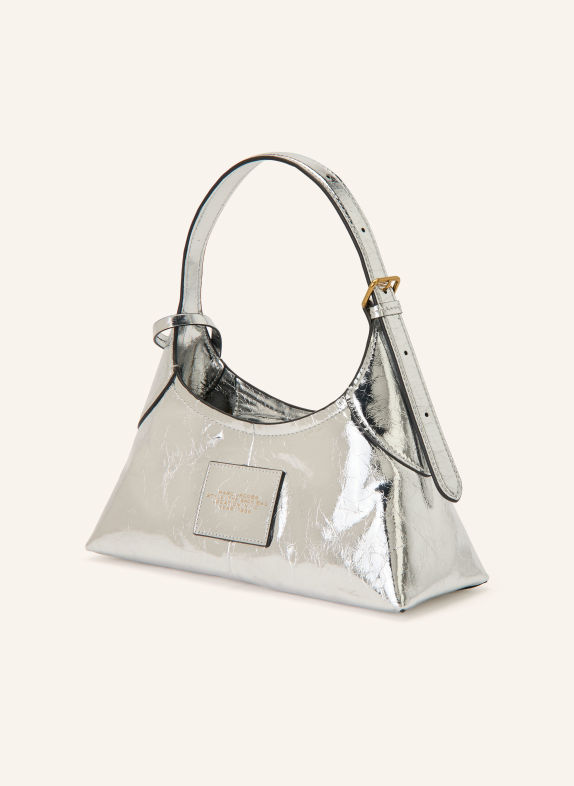 MARC JACOBS Handväska THE SMALL BELTED SACK BAG SILVER