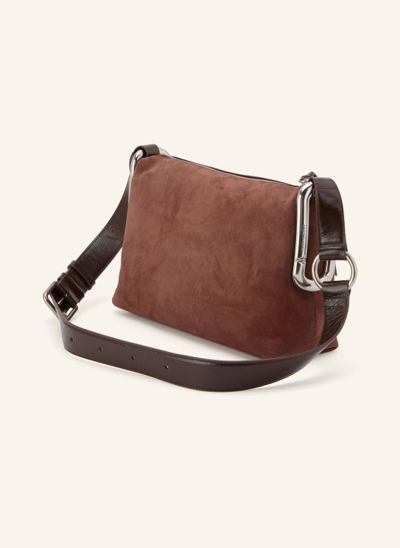 MARC JACOBS Skuldertaske THE SCENE MEDIUM MØRKEBRUN / SØLV