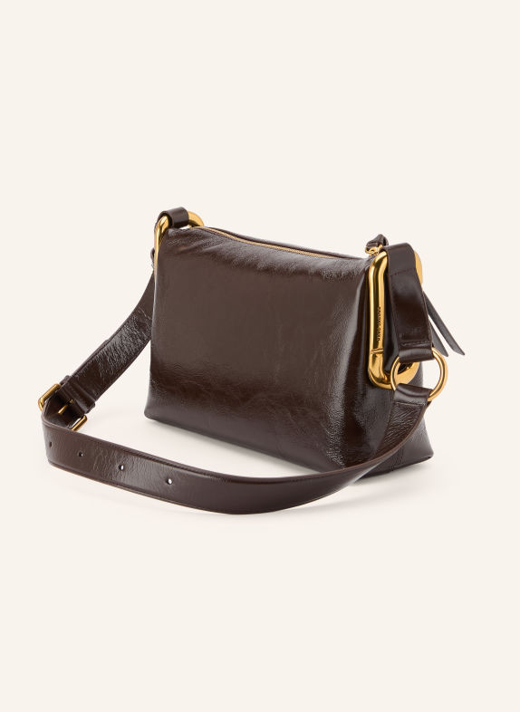 MARC JACOBS Skuldertaske SCENE MEDIUM MØRKEBRUN / GULD