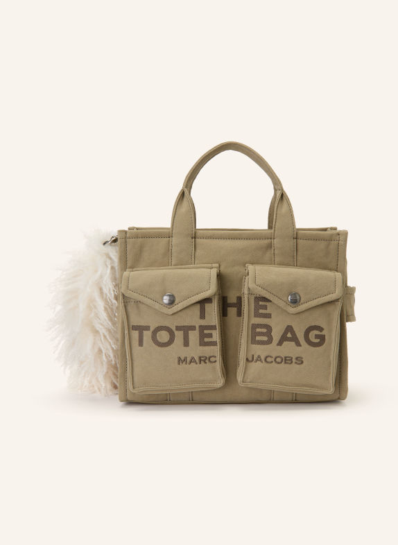 MARC JACOBS Shoppers THE MEDIUM TOTE BAG OLIJF / ZILVER / ZWART