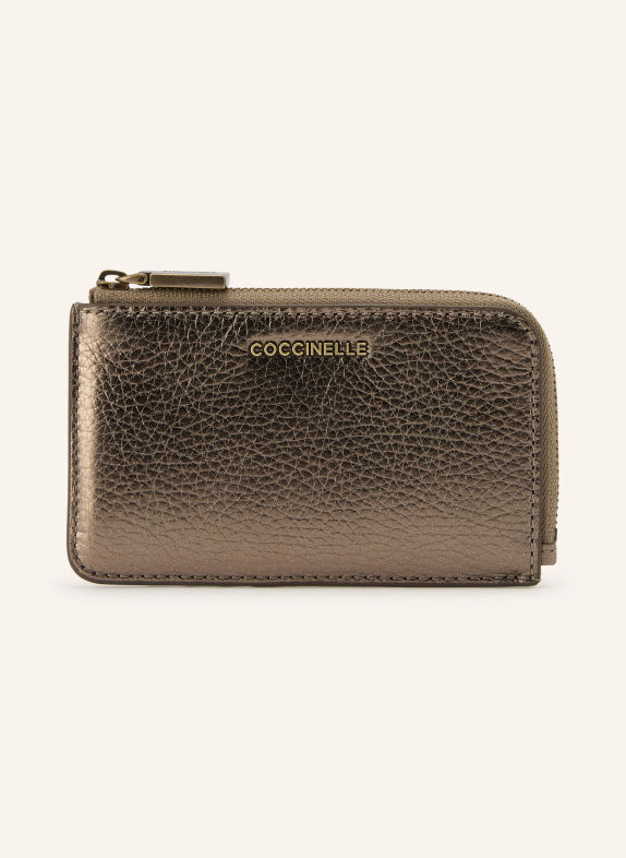 COCCINELLE Card wallet KHAKI / GOLD