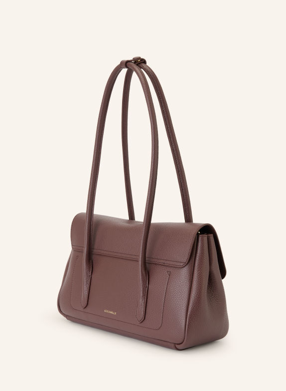 COCCINELLE Shoulder bag DARK RED / GOLD