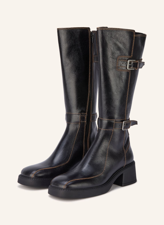 MIISTA Bottes JARMILA NOIR / OR