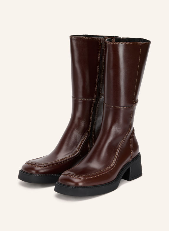 MIISTA DAGMARA Boots DARK BROWN