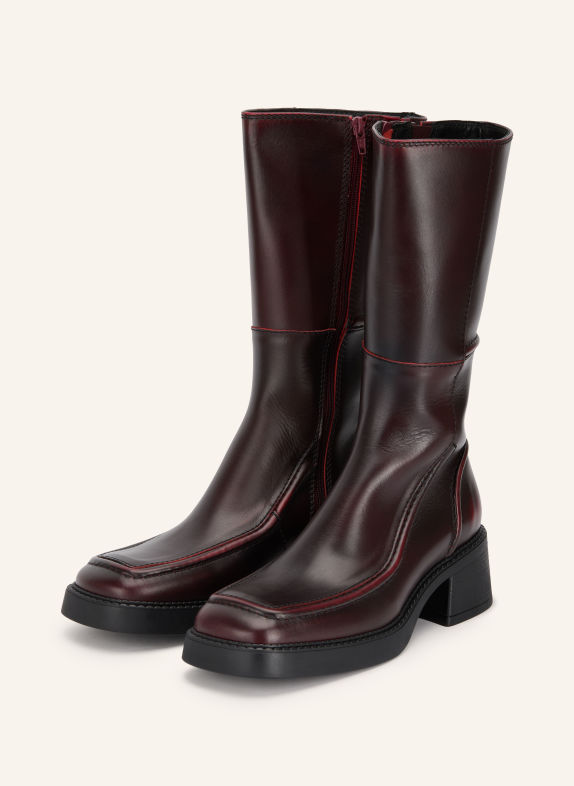 MIISTA DAGMARA Boots DARK RED