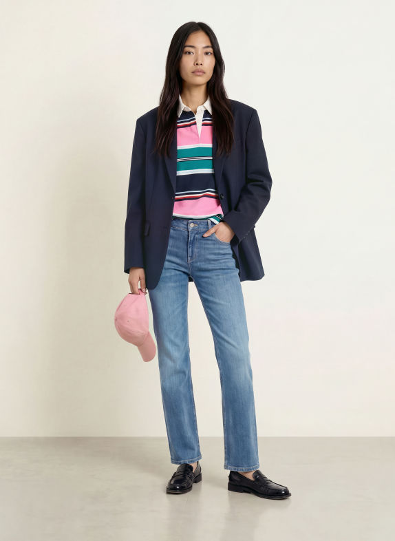 TOMMY JEANS Blugi drepți SOPHIE 1A5 Denim Medium